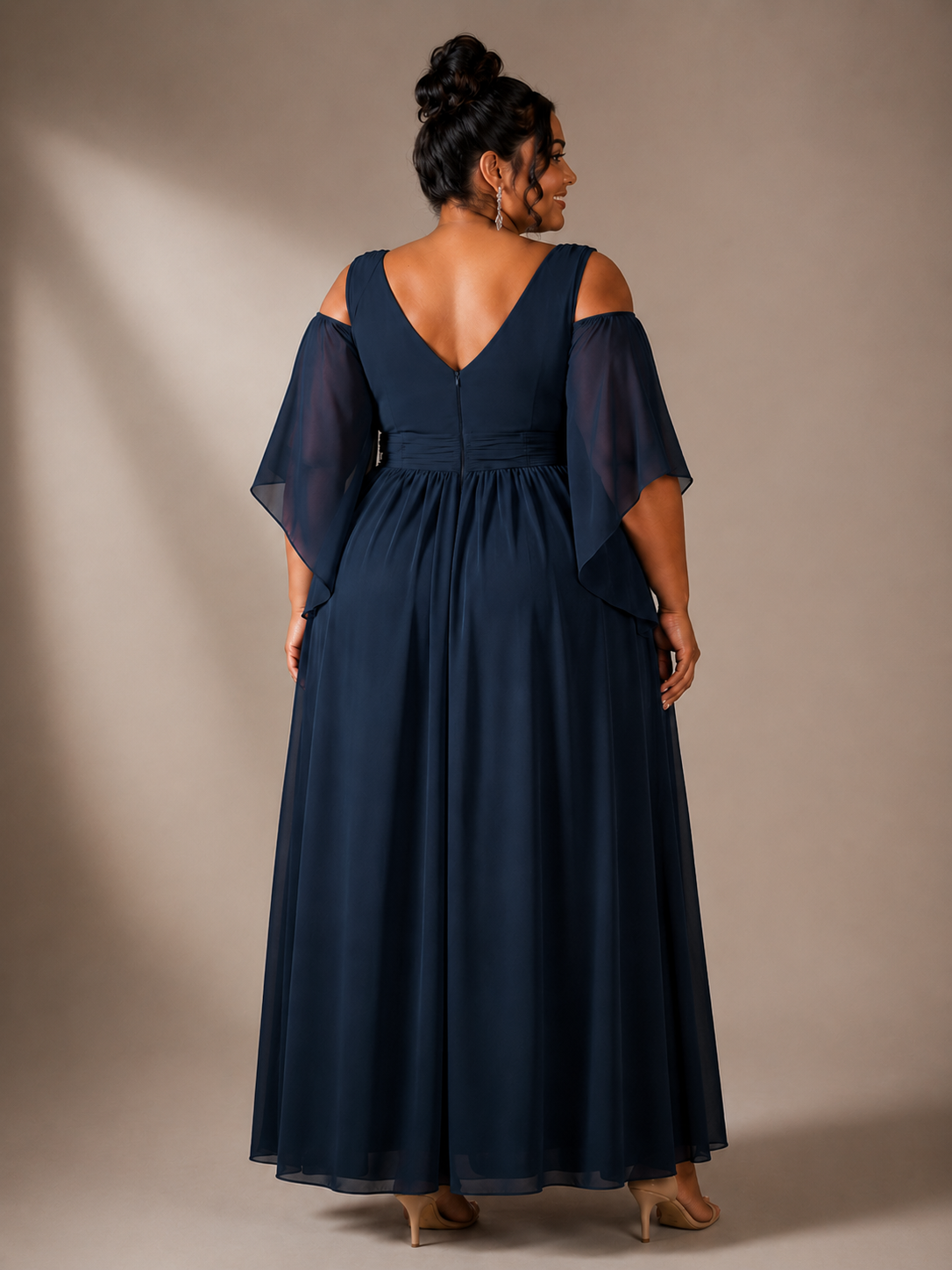 Enchanted Cold Shoulder Plus Size Dress