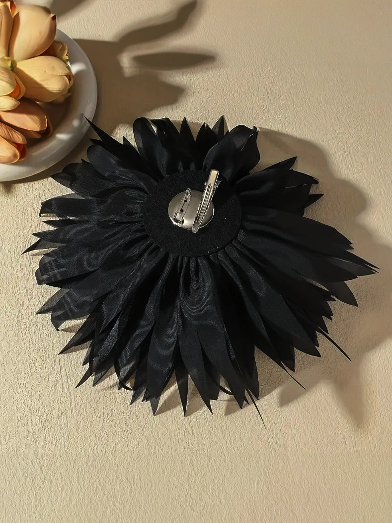 Flower Appliqué Brooch