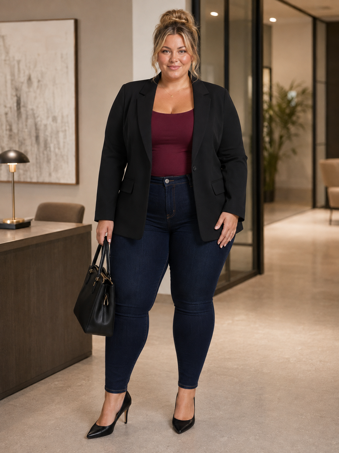 The Essential Plus Size Blazer