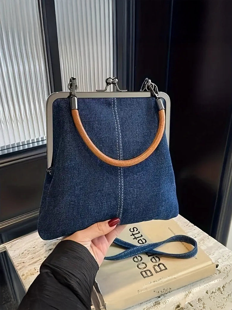Vintage Crossbody Denim Bag