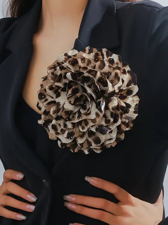 Leopard Flower Applique