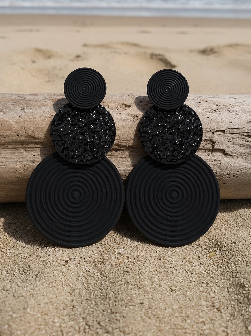 Triple Circle Earrings