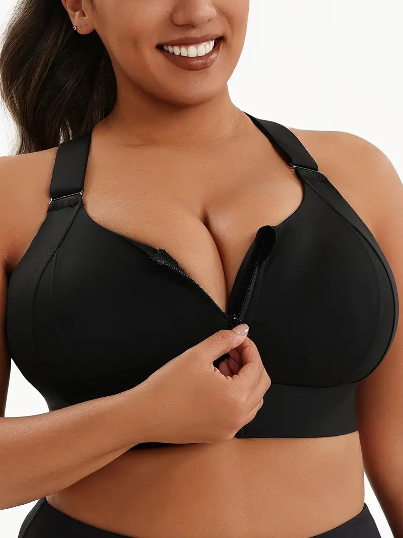 Anise Plus Size Sports Bra by Run Free by Vee, plus size bra, product view