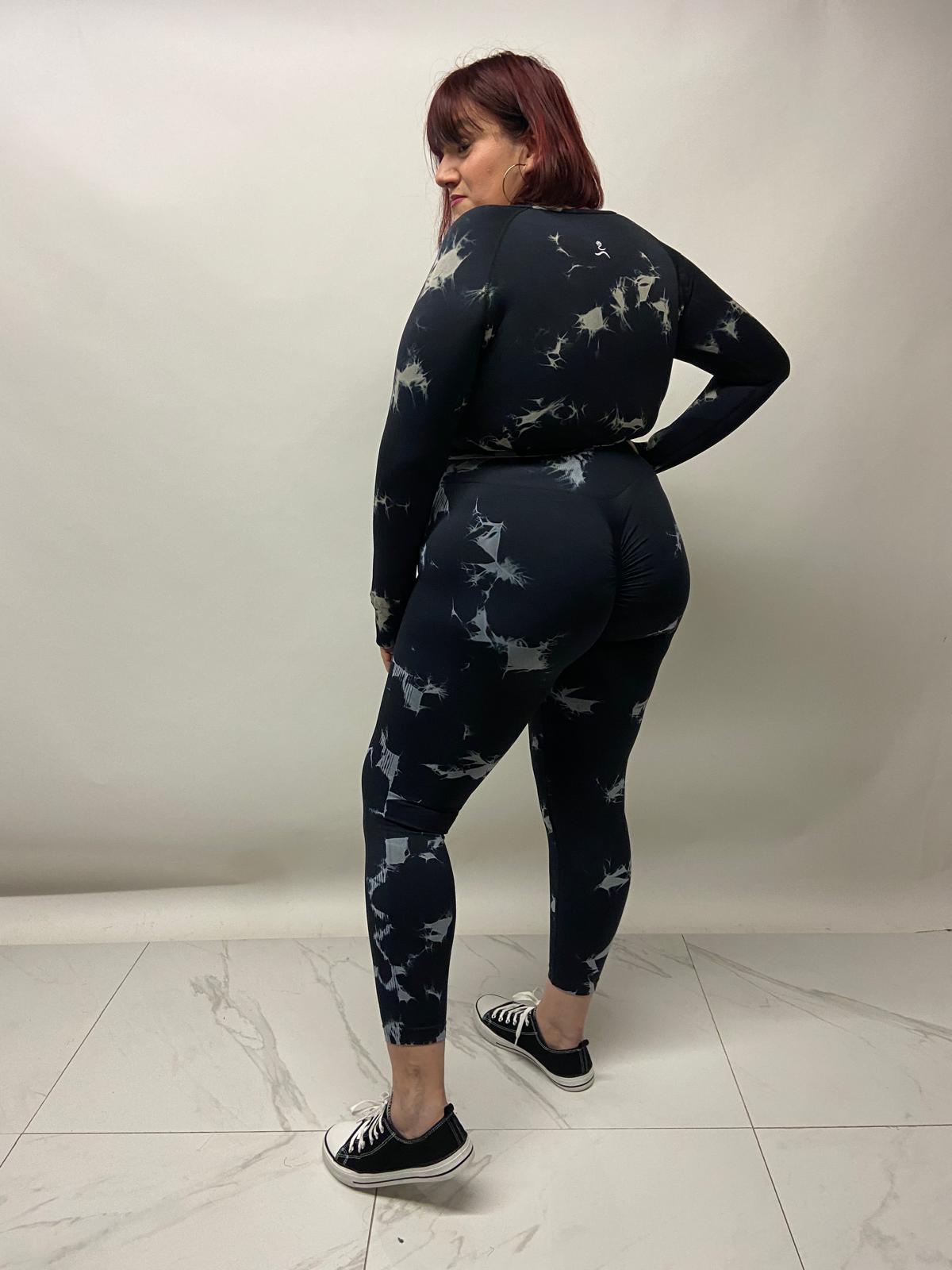 Hazel Plus Size Butt Lift Leggings by Run Free by Vee