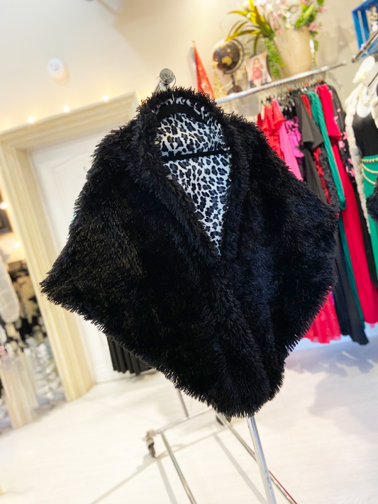 Handmade Reversible Faux Fur Plus Size Stole