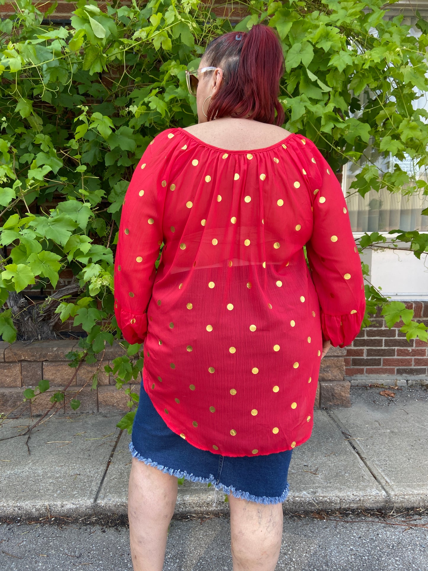 Leni Boho Plus Size Top