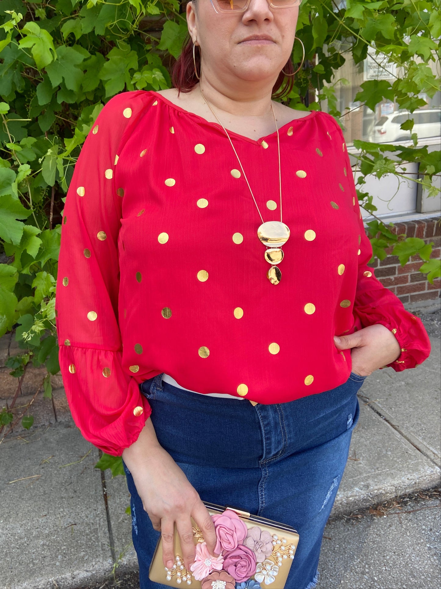 Leni Boho Plus Size Top