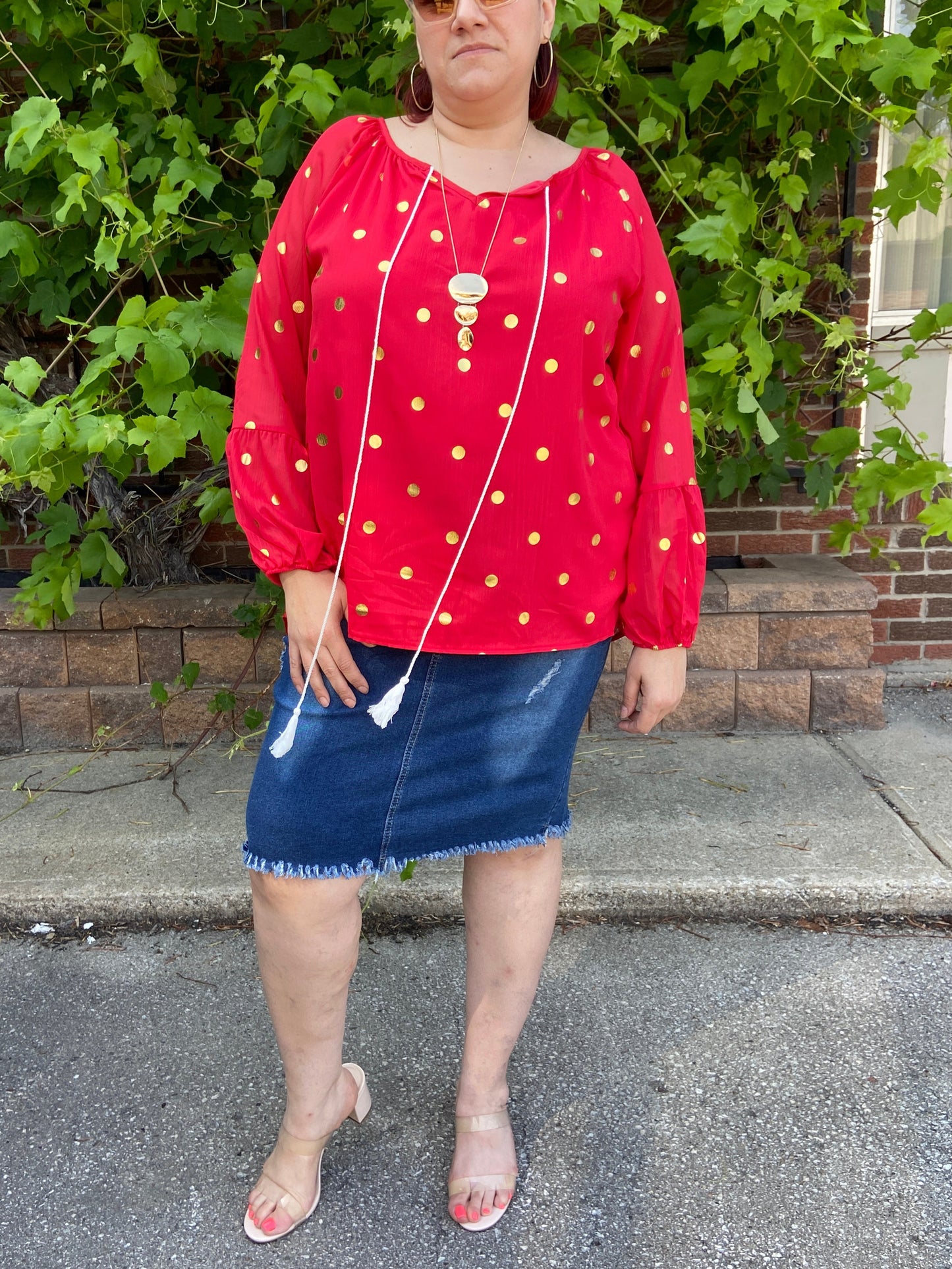 Leni Boho Plus Size Top