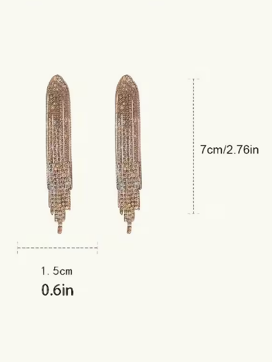 Dangle Rhinestone Earrings