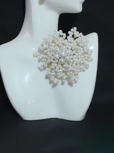 Handmade Unique Floral Brooch