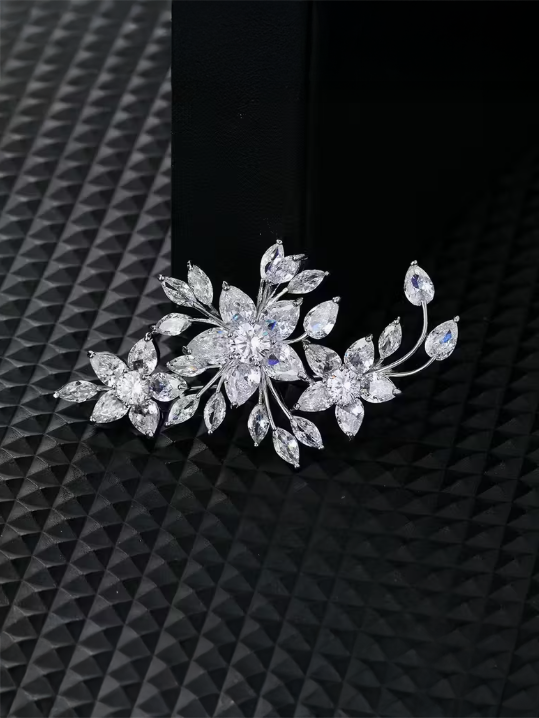Sparkling Elegant Brooch