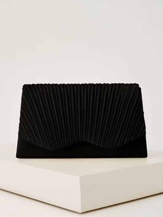 Elegant Pleated Clutch