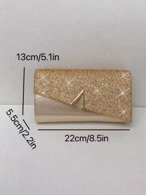 Sparkle And Shine Envelope Clutch