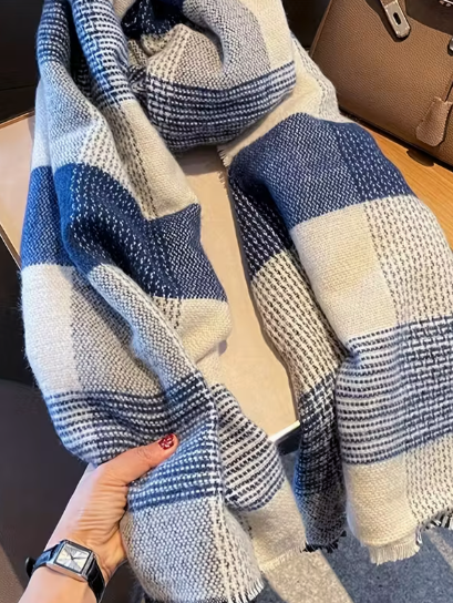Vintage Plaid Scarf
