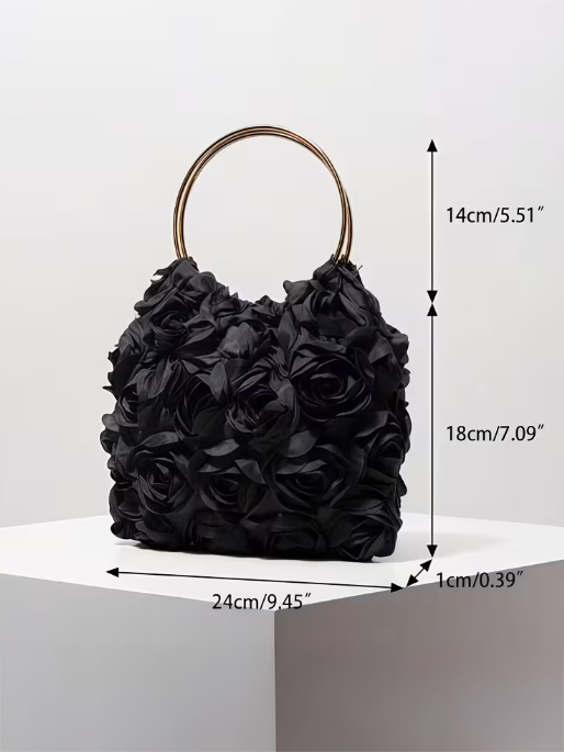 Elegant Floral Evening Purse