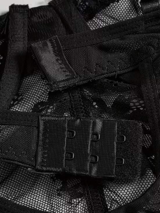 Sheer Desire Nighty Plus Size Lingerie Set