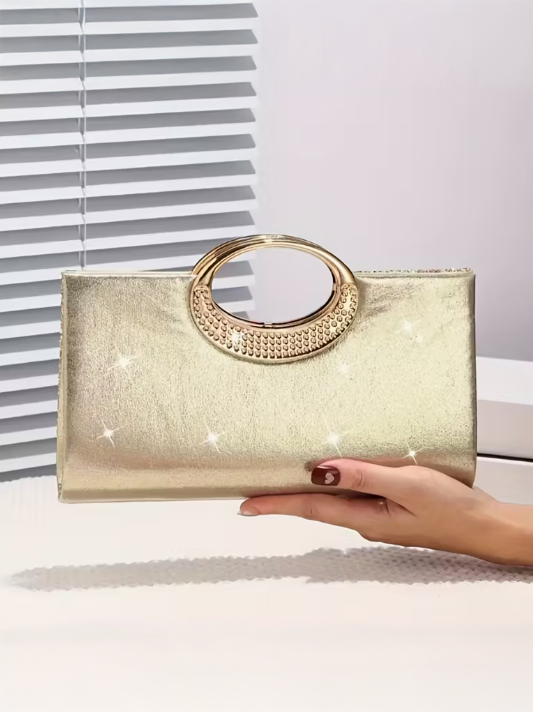 Elegant Glitter Evening Clutch