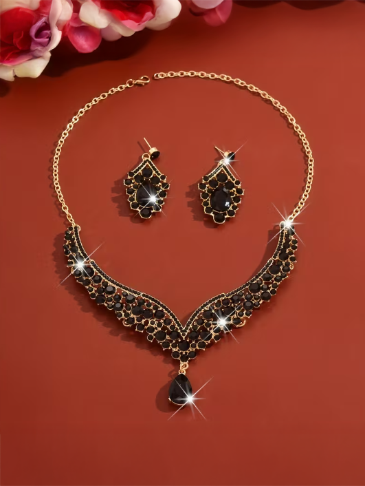 Midnight Soirée Necklace Set