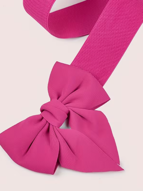 Front Bow Stretch Plus Size Belt