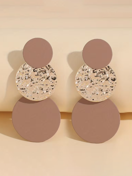 Triple Circle Earrings
