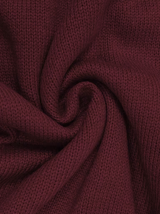 Colour Block Plus Size Sweater Dress