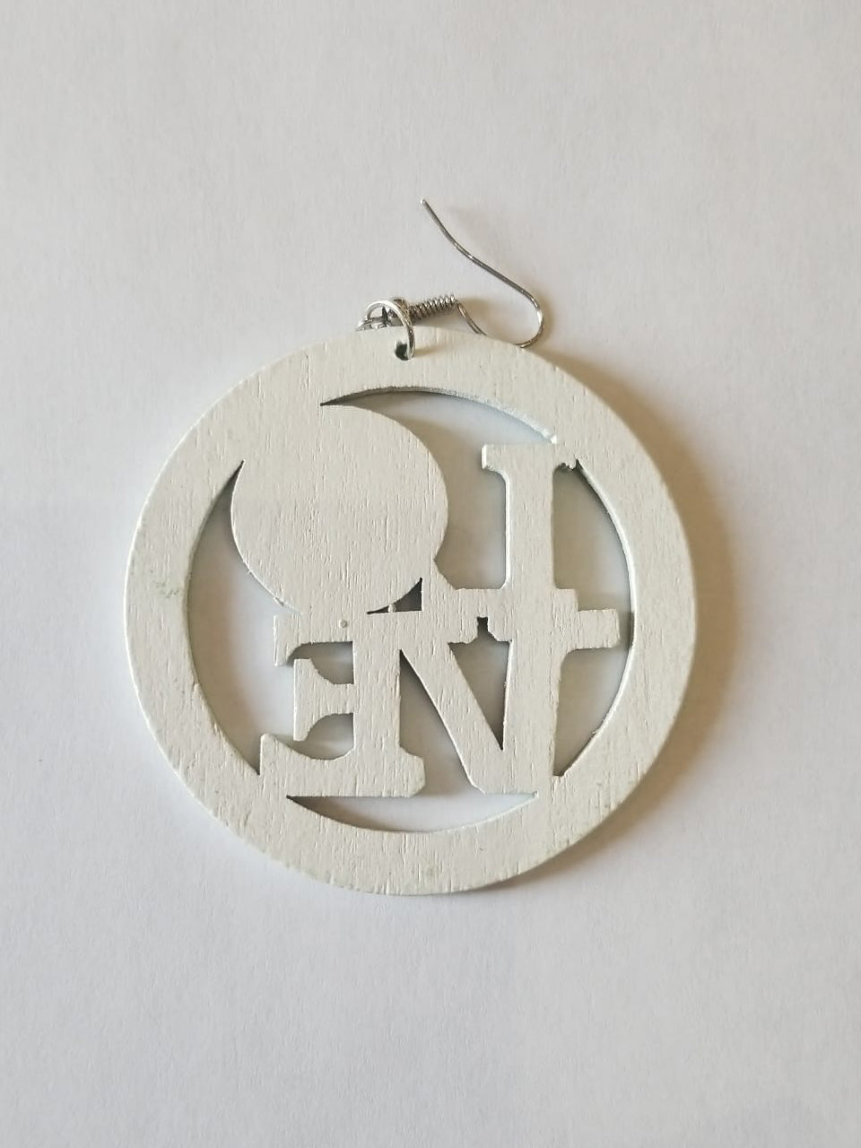 Love And Daisy Hand Painted Wooden Earrings