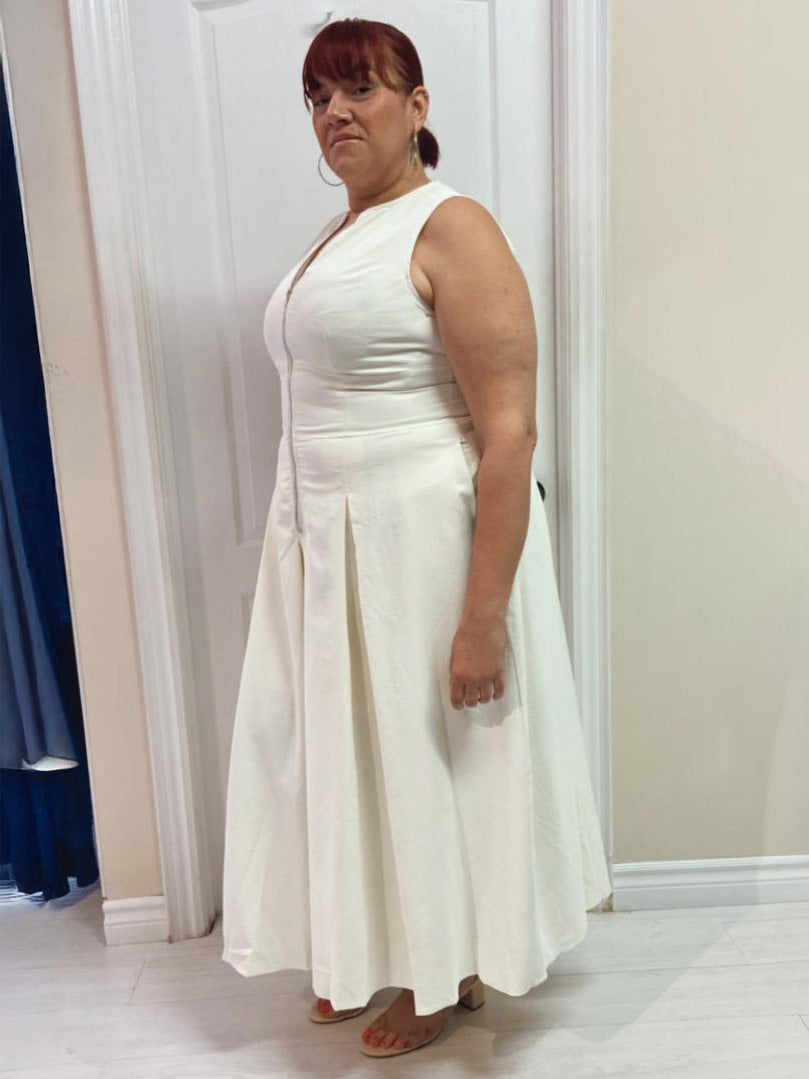 Mysa Sleeveless Plus Size Maxi Dress