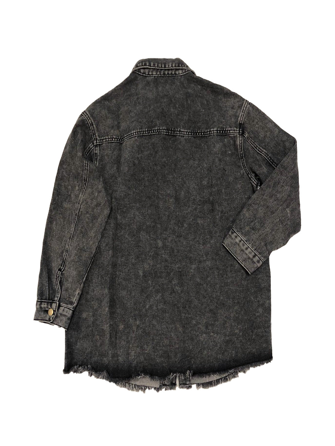 Elowen Denim Plus Size Shacket