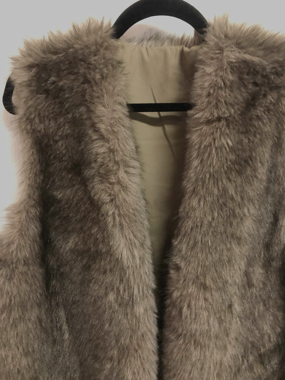 Aspen Faux Fur Plus Size Vest