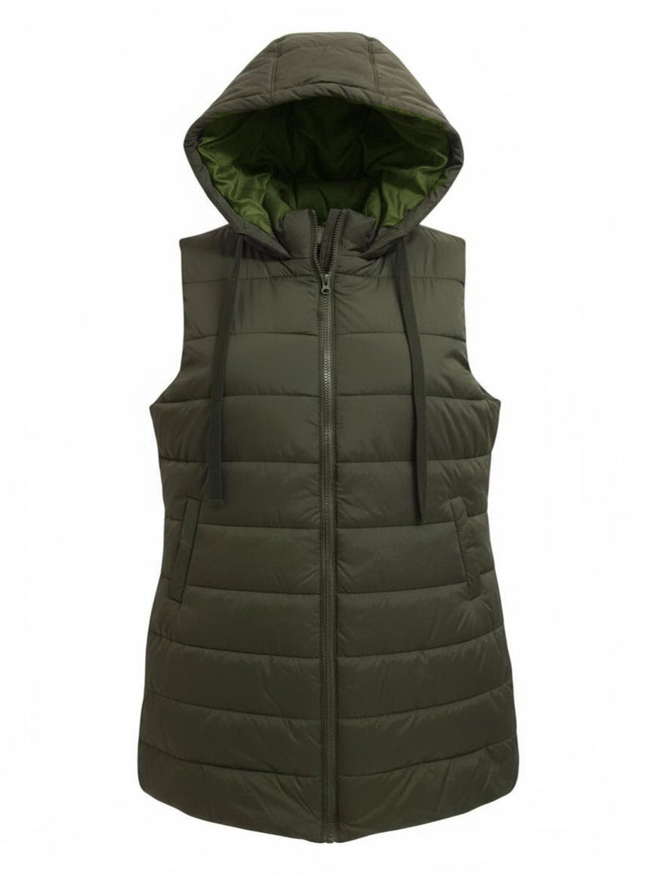 Carlin Puffer Plus Size Vest