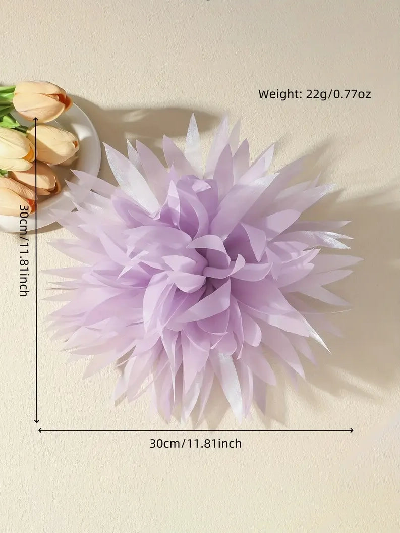 Flower Appliqué Brooch