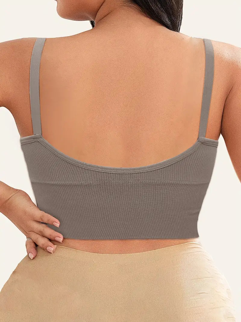 Rosalie Ribbed Plus Size Bralette by Run Free by Vee