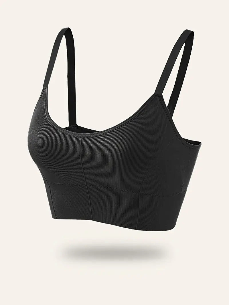 Rosalie Ribbed Plus Size Bralette by Run Free by Vee