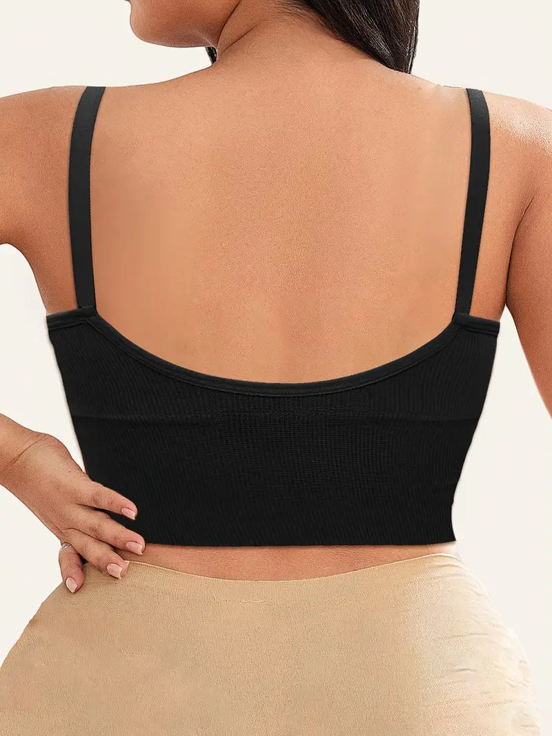Rosalie Ribbed Plus Size Bralette by Run Free by Vee