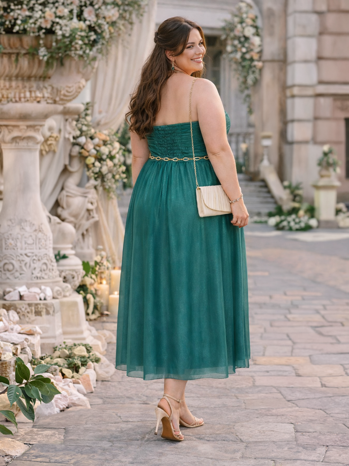 Pina Strapless Plus Size Dress