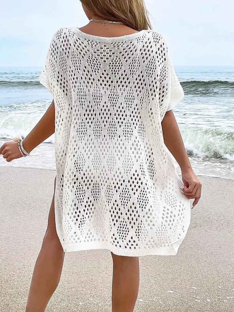 Noor Plus Size Crochet Beach Cover Up