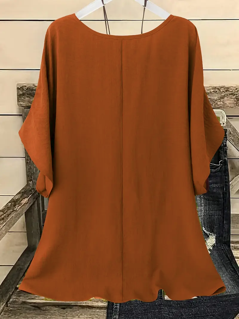 Val Casual Fit Plus Size Top