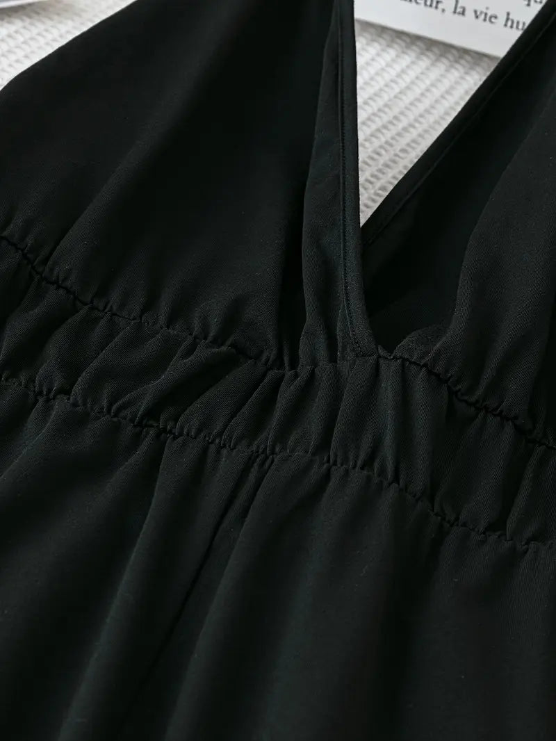 Nevel Plus Size Wide Leg Jumpsuit
