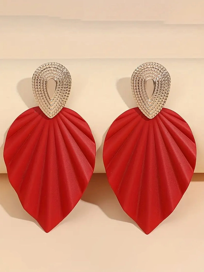 Vintage Leaf Drop Earrings