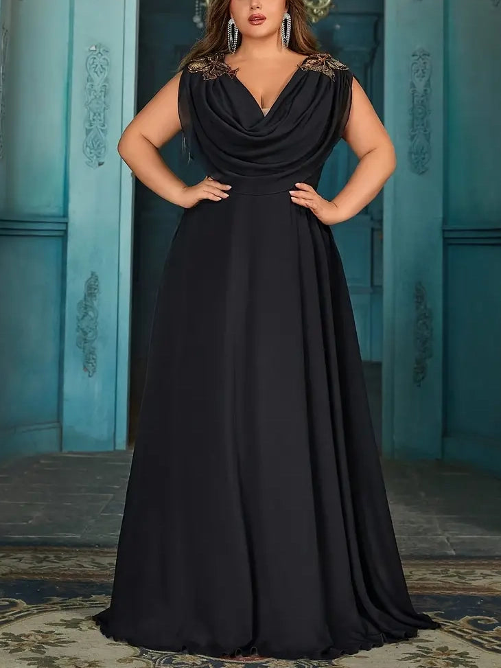 Ronnie Plus Size Evening Gown