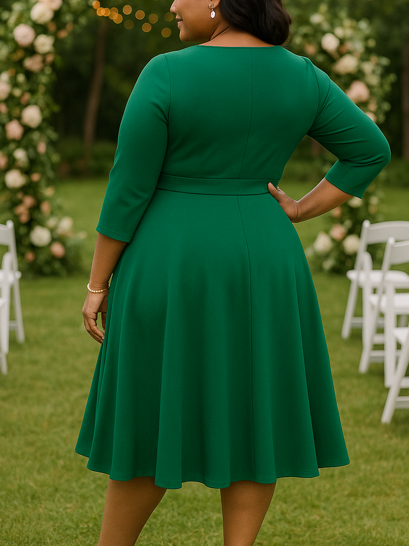 Vera Plus Size Fit & Flare Dress