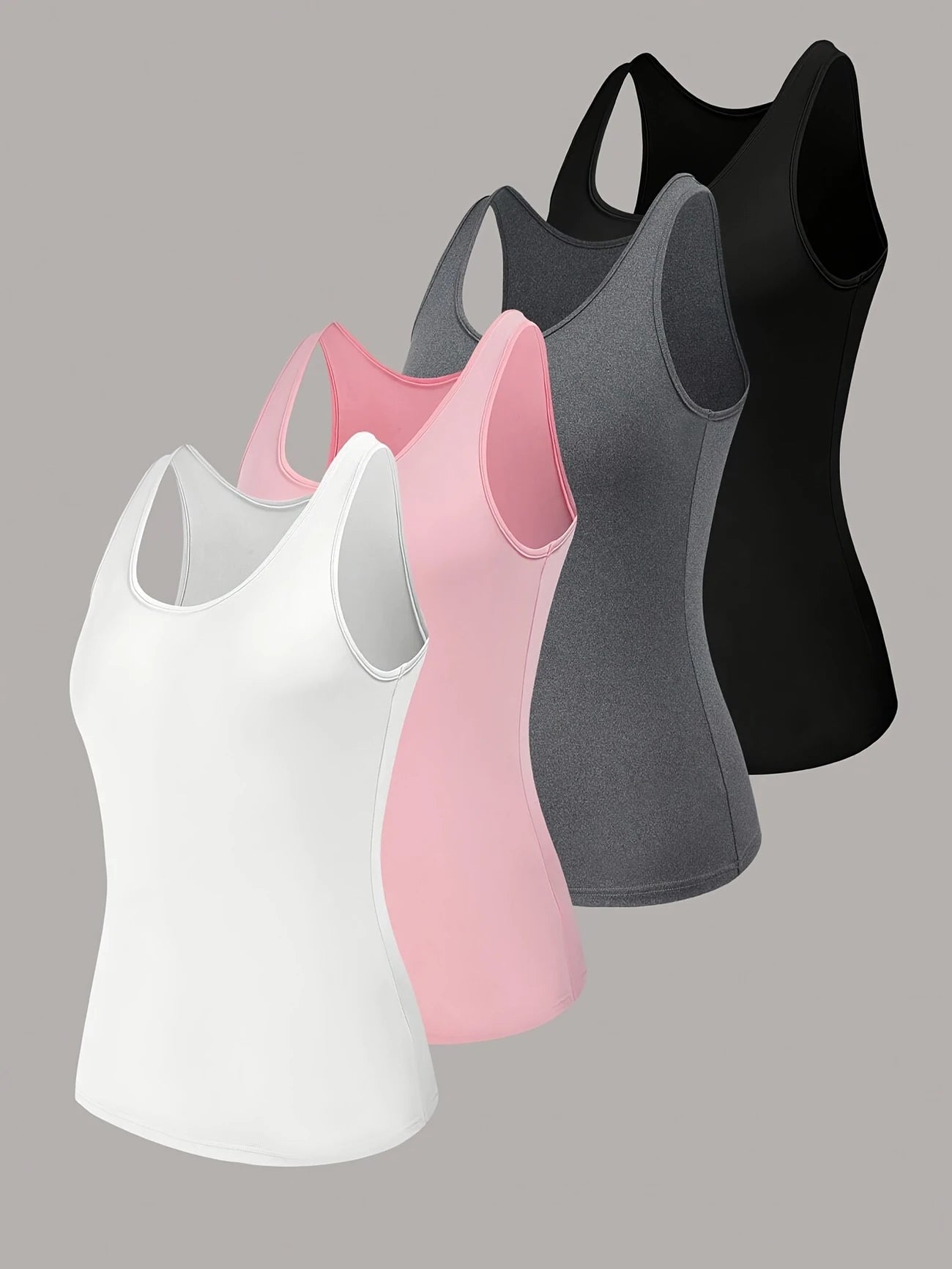 Zia Plus Size Tank by Run Free by Vee in White