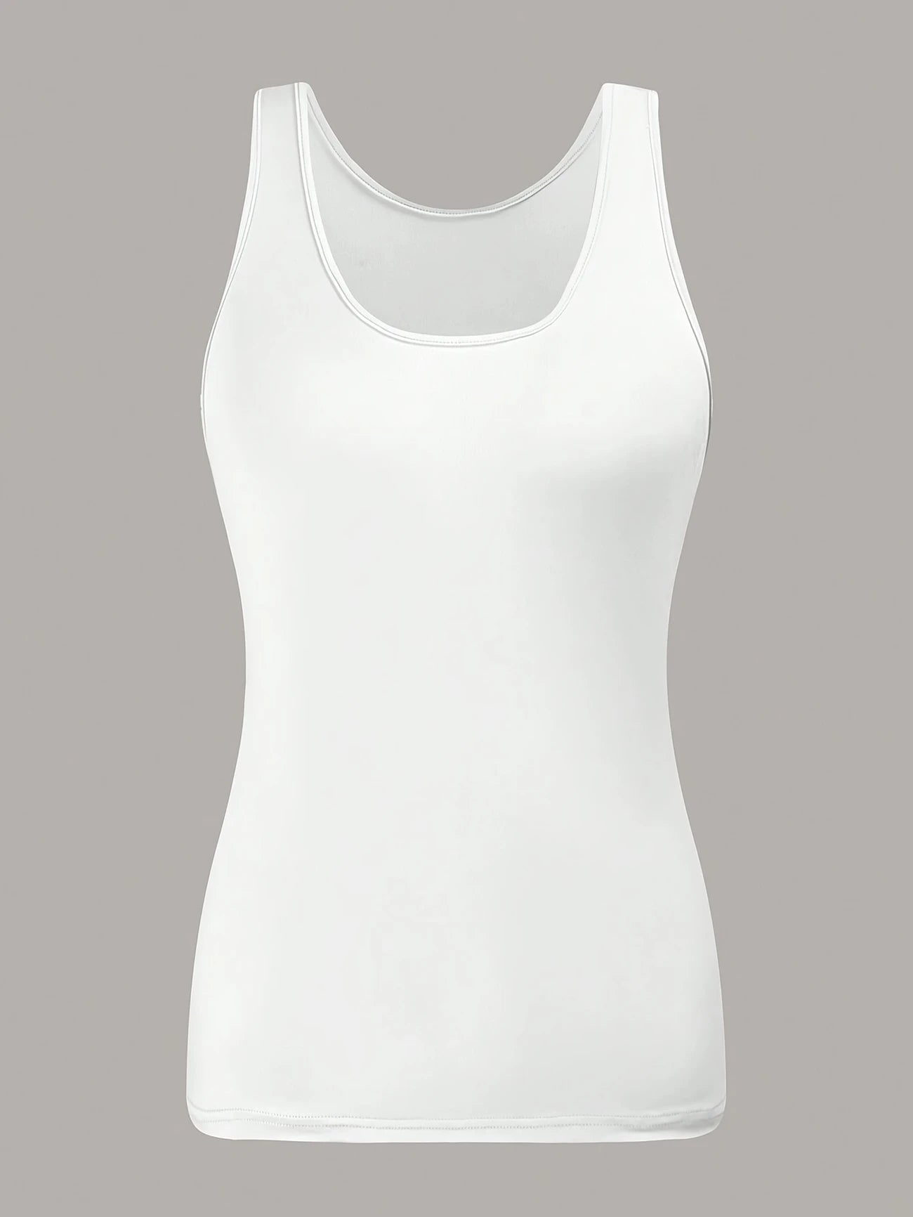 Zia Plus Size Tank Top by Run Free by Vee in White