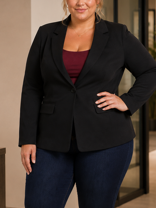 The Essential Plus Size Blazer