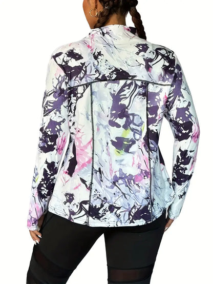 Azelea Plus Size Active Jacket by Run Free by Vee