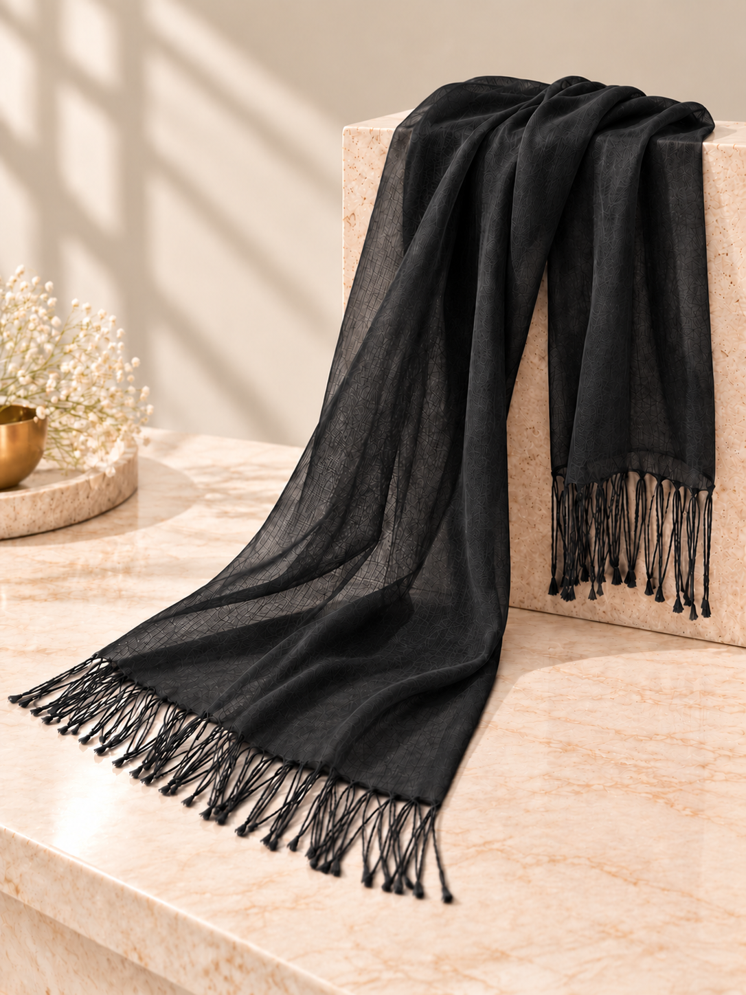 Basic Scarf with Tassles