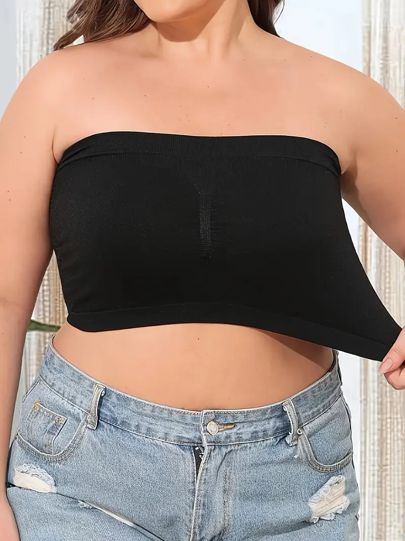 Bree Plus Size Seamless Bandeau Set