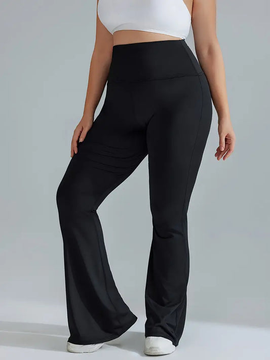 Felicia Plus Size Flare Yoga Lounge Pant by Run Free by Vee