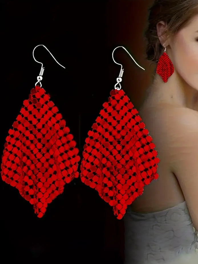 Tassel Curtain Earrings Multiple Colours