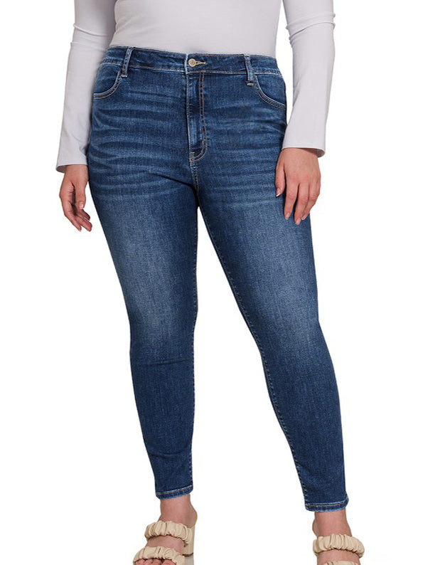 Arleen Plus Size High Waist Skinny Jeans